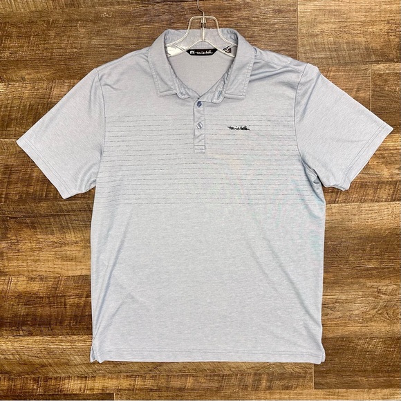 Blue Travis Mathew Golf Shirt Size Large - Picture 4 of 5
